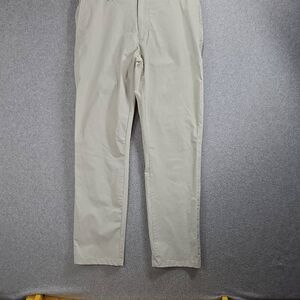 Vinyard Vines Pans On the Go Colf Chino office Stretch Performance 33x30 Bone Wh